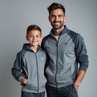 Father-Son Tracksuit Set