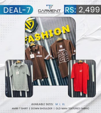 Deal 7 – Amiri - Shirt Bundle (Pack of 3)