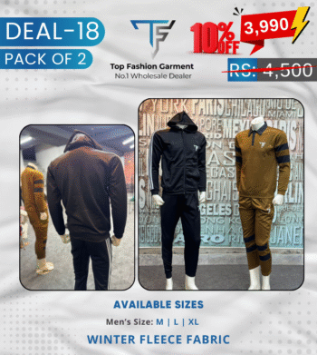 DEAL-18 — Premium Winter Fleece Tracksuit (Pack of 2)